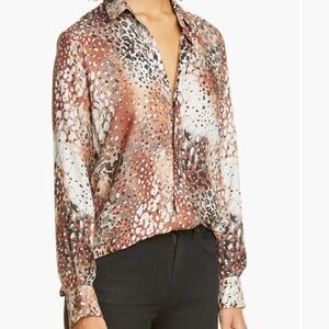 Rosanna Stylish Women's Animal Print Blouse